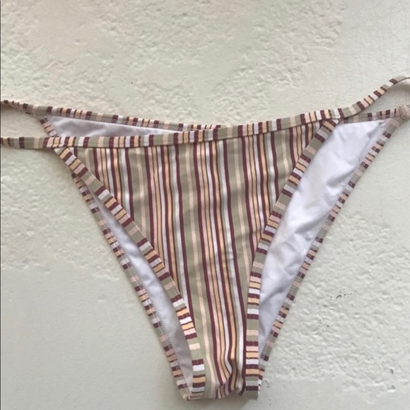 Zulu & Zephyr Stripe Bikini Bottom - Picture 2 of 4